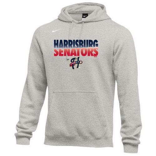 Harrisburg Senators Men's Nike Grey Club Hoodie