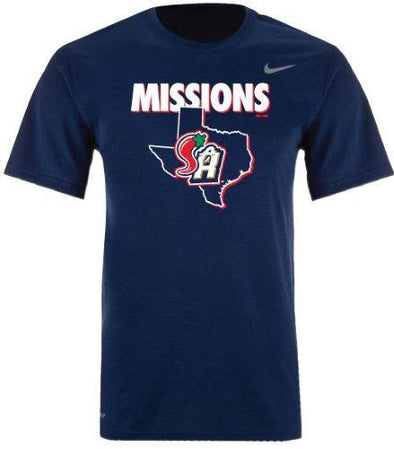 Missions Nike Legend S/S Poly Top Navy