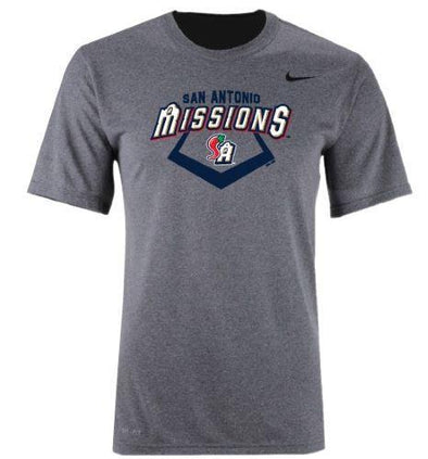 Missions Nike Legend S/S Poly Top Grey