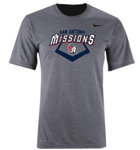 Missions Nike Legend S/S Poly Top Grey