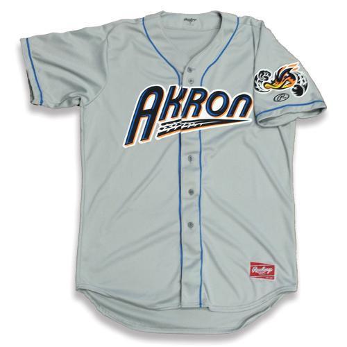 Akron RubberDucks Authentic On-Field Road Jersey