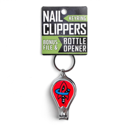 NAIL CLIPPER KEY RING W/BONUS FILE