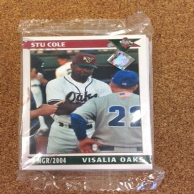 Visalia Rawhide 2004 Oaks Team Card Set
