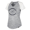 Nashville Sounds '47 Brand Women's Grey Haze Raglan Tee