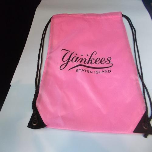 Staten Island Yankees Pink Drawstring Backpack Pink