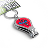 NAIL CLIPPER KEY RING W/BONUS FILE