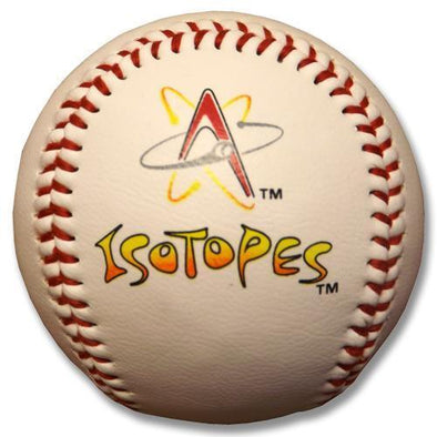 Albuquerque Isotopes Ball-White Logo