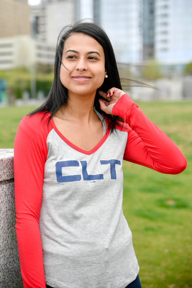 Women's CLT V-Neck Raglan