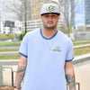 Cruiser Blue Rundown Ringer Tee