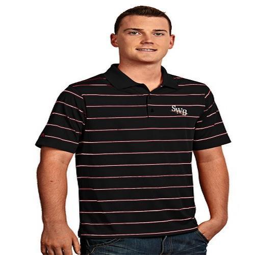 Antigua Men's Black Deluxe Polo