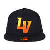 Kids' Las Vegas Aviators New Era On-Field Road Navy 59Fifty Fitted Hat