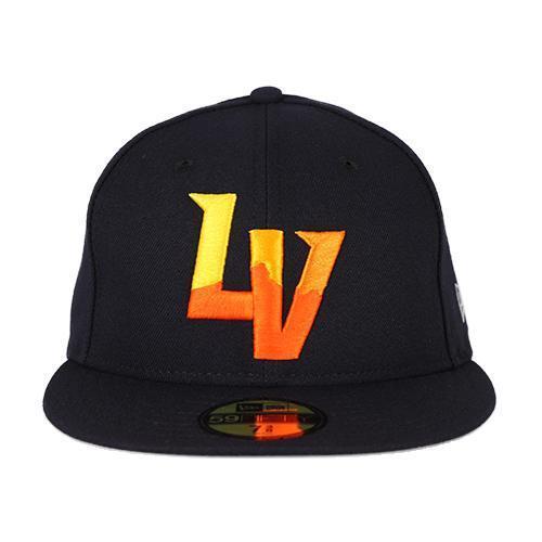 Kids' Las Vegas Aviators New Era On-Field Road Navy 59Fifty Fitted Hat