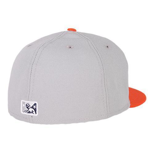 Kids' Las Vegas Aviators New Era On-Field ALT Gray/Orange 59Fifty Fitted Hat