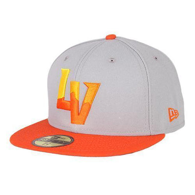 Kids' Las Vegas Aviators New Era On-Field ALT Gray/Orange 59Fifty Fitted Hat