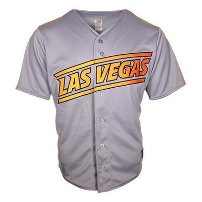 Men's Las Vegas Aviators OT Sports Road Replica Gray Polyester Jersey