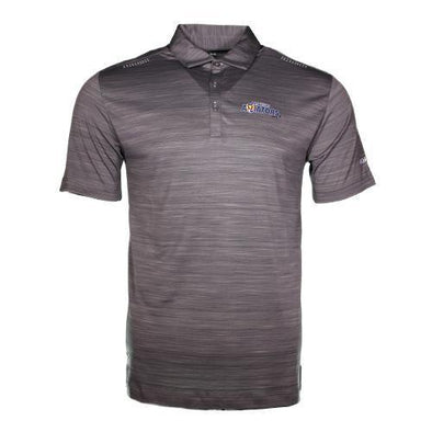 Men's Las Vegas Aviators Columbia Wordmark Omni-Wick Coal Polyester Short Sleeve Polo