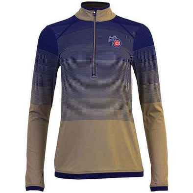 Iowa Cubs Women's Speed Pullover, Blue/Gray