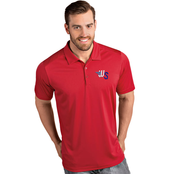 MENS TRIBUTE POLO-RED