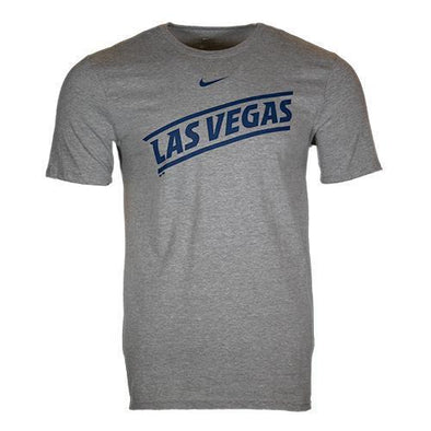 Men's Las Vegas Aviators Nike Road Jersey Replica Gray Cotton Short Sleeve T-Shirt