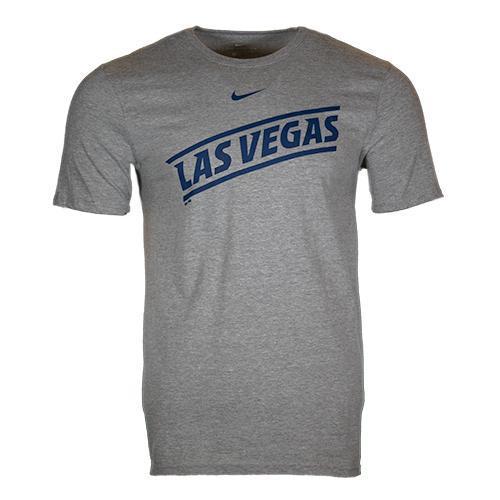 Men's Las Vegas Aviators Nike Road Jersey Replica Gray Cotton Short Sleeve T-Shirt