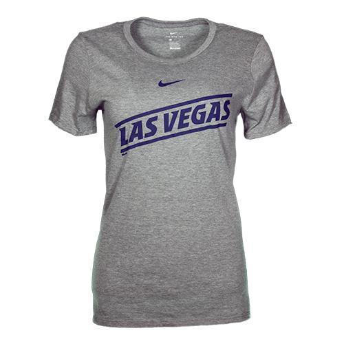 Women's Las Vegas Aviators Nike Road Jersey Replica Gray Blend Short Sleeve T-Shirt