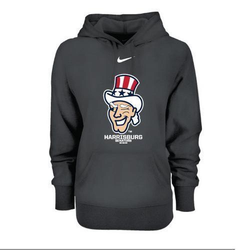 Harrisburg Senators Ladies Nike Grey Hoodie - Uncle Slam