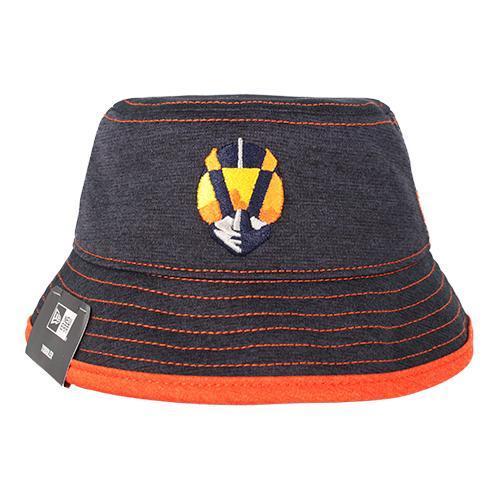 Kids' Las Vegas Aviators New Era Aviator Navy/Orange Shadowed Stretch Bucket Hat