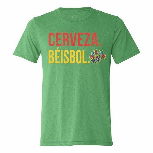 Scranton/Wilkes-Barre RailRiders COPA 108 Stitches Cerveza T-Shirt Green