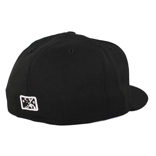 Las Vegas Aviators New Era LV Black/White Outline 59Fifty Wool Fitted Hat