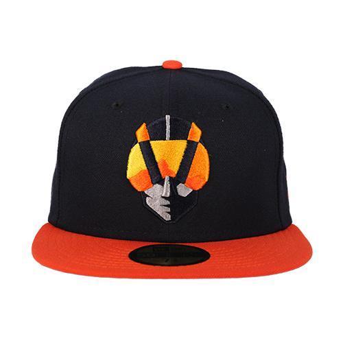 Las Vegas Aviators New Era Aviator Navy/Orange 59Fifty Fitted Hat