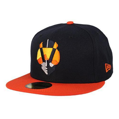 Las Vegas Aviators New Era Aviator Navy/Orange 59Fifty Fitted Hat