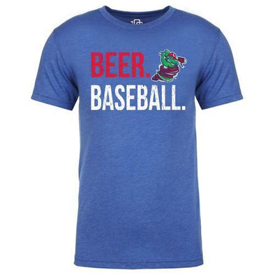 Lowell Spinners Beer. Baseball. Tee