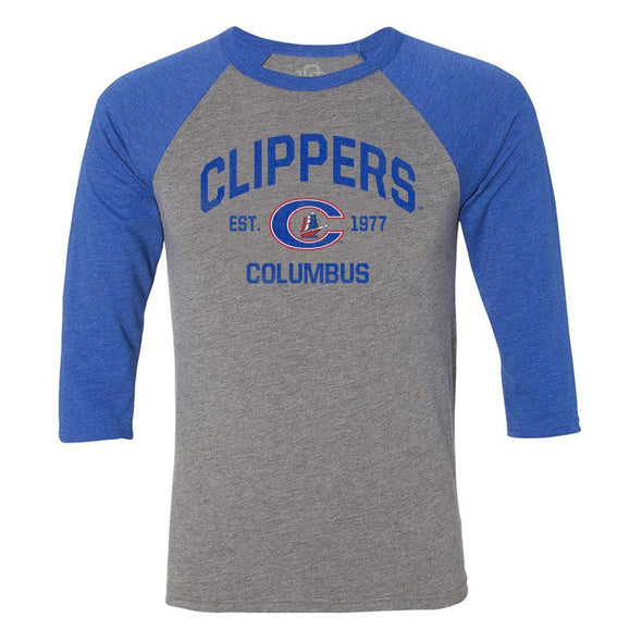 Columbus Clippers 108 Stitches 80's P.E. Raglan