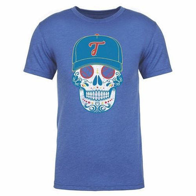 Tacoma Rainiers Copa La Familia de Tacoma Blue Sugar Skull Tee