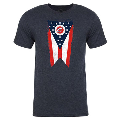 Columbus Clippers 108 Stitches Ohio Flag tee