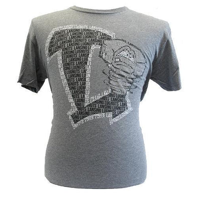 Lansing Lugnuts Lugnuts Spelled Out T-shirt