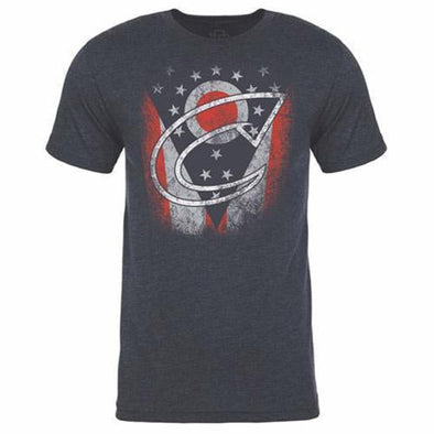 Columbus Clippers 108 Stitches Navy Flag Unisex Tee, Columbus Clippers