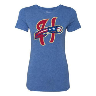 Harrisburg Senators Ladies Royal Blue Paisley Tee