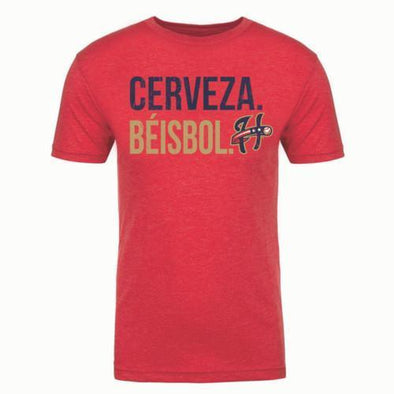 Harrisburg Senators 108 Stitches Cerveza. Beisbol.  Tee