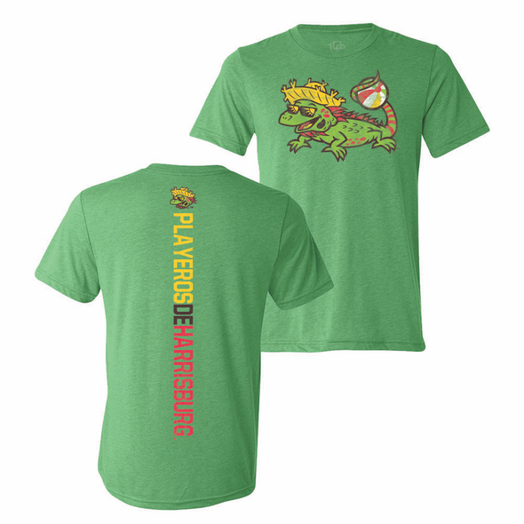 Los Playeros de Harrisburg 108 Stitches Men's Tee - Green