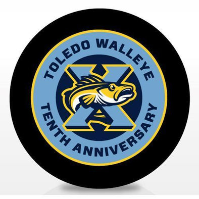 Walleye 10th Anniversary Puck
