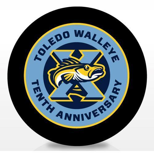 Walleye 10th Anniversary Puck