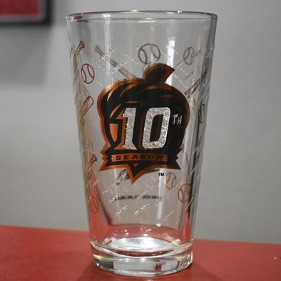 Richmond Flying Squirrels 10th Season Pint Glass