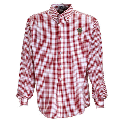 Vantage Gingham Check Shirt - Red