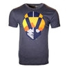 Men's Las Vegas Aviators 108 Stitches Aviator Razorback Navy Tri-Blend Short Sleeve T-Shirt