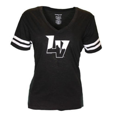 Las Vegas Aviators AVIATORS - WMN LV SPORTY SLUB BLK TEE