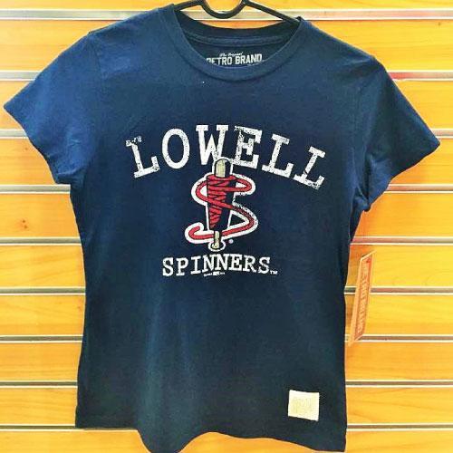 Lowell Spinners W's Retro Logo Tee Lowell Spinners