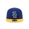 Wilmington Blue Rocks Royal/Gold Faux Fitted Game Cap