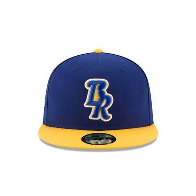Wilmington Blue Rocks Royal/Gold Faux Fitted Game Cap