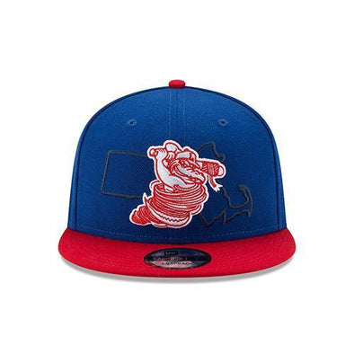Lowell Spinners New Era Mass Outline 9Fifty Snap Back Cap